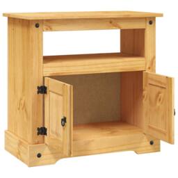 Berkfield Home TV Cabinet Mexican Pine Corona Range 80x43x78 cm in Brown - Size: 80 x 43 x 78 cm - thumbnail 4