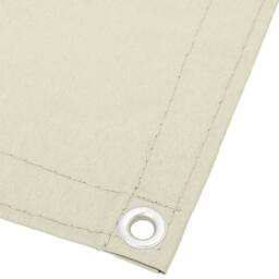 Berkfield Home Balcony Screen Cream 75x800 cm 100% Polyester Oxford - thumbnail 3