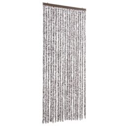 Berkfield Home Insect Curtain Brown & Beige 56x200 cm Chenille - thumbnail 2