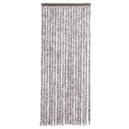 Berkfield Home Insect Curtain Brown & Beige 56x200 cm Chenille - thumbnail 3