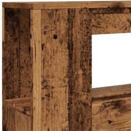 Berkfield Home LED Headboard Old Wood 100x18.5x103.5 cm Engineered Wood in Brown - thumbnail 9