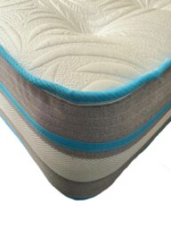 Knight Sleep Comfort Natural Dual Layer Hybrid Mattress in Blue - Size: Single - thumbnail 3
