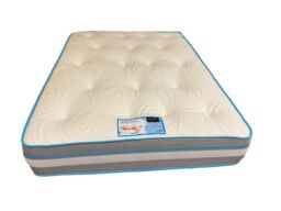 Knight Sleep Comfort Natural Dual Layer Hybrid Mattress in Blue - Size: Single - thumbnail 2