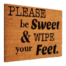 Orsina Please Be Sweet Doormat in Natural - Size: 100 cm diameter - thumbnail 2