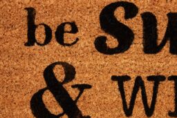 Orsina Please Be Sweet Doormat in Natural - Size: 100 cm diameter - thumbnail 4