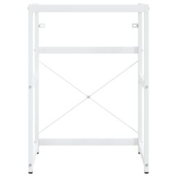 Berkfield Home Bathroom Washbasin Frame White 59x38x83 cm Iron - Size: 59 x 38 x 83 cm - thumbnail 3