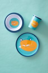 Orsina Vibrant Kids Felix Fox Dinner Set, Durable Children Dining Set, Compact Felix Fox Children Eating Set - thumbnail 4