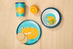 Orsina Vibrant Kids Felix Fox Dinner Set, Durable Children Dining Set, Compact Felix Fox Children Eating Set - thumbnail 5