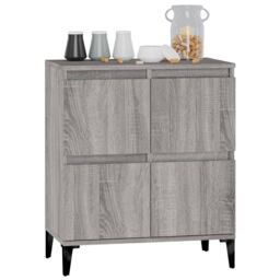 Berkfield Home Sideboard Grey Sonoma 60x35x70 cm Engineered Wood - Size: 60 x 35 x 70 cm - thumbnail 4
