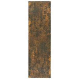 Berkfield Home Book Cabinet/Room Divider Smoked Oak 60x30x103 cm Engineered Wood in Brown - Size: 60 x 30 x 103 cm - thumbnail 6
