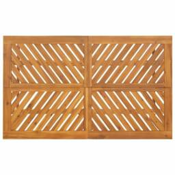 Berkfield Home Modern 5 Piece Garden Dining Set Solid Wood Acacia in Brown - thumbnail 9