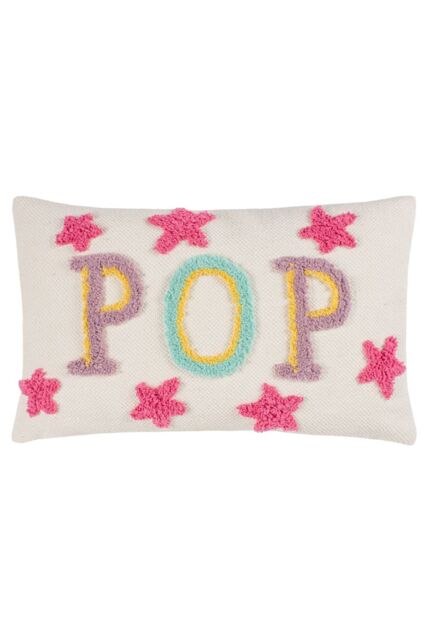 Heya Home Pop Tufted 100% Cotton Canvas Cushion - Size: 30 cm x 50 cm - image 1