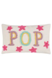Heya Home Pop Tufted 100% Cotton Canvas Cushion - Size: 30 cm x 50 cm - thumbnail 1