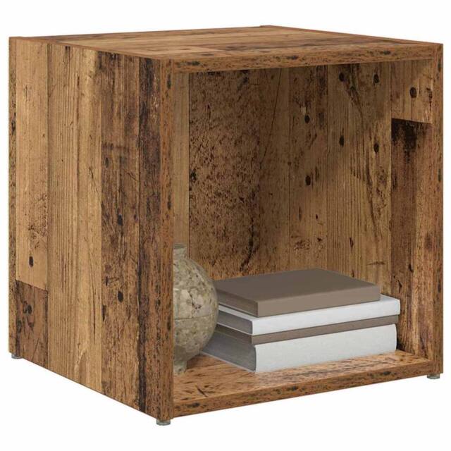 Berkfield Home TV Cabinets - 4 pcs Old Wood - 37 x 35 x 37 cm - Engineered Wood in Brown - image 1