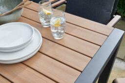 Norfolk Leisure Lifestyle Easton Six Seater Dining Set with Cushions in Stone - thumbnail 3