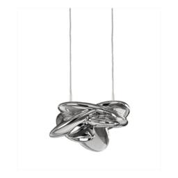 Netlighting Nido Pendant 25cm Round 1 + 1 Lights 6W + 5W LED 3000K 800lm Chrome in Grey - thumbnail 4