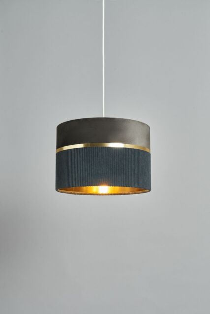 BHS Lighting Violet 30cm Easy Fit Light Shade in Grey - image 1