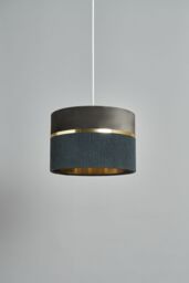 BHS Lighting Violet 30cm Easy Fit Light Shade in Grey - thumbnail 2