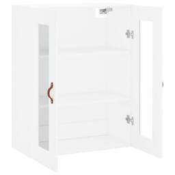 Berkfield Home Wall Mounted Cabinet White 69.5x34x90 cm - thumbnail 7