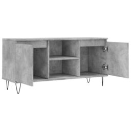 Berkfield Home TV Cabinet Concrete Grey 104x35x50 cm Engineered Wood - Size: 104 x 35 x 50 cm - thumbnail 6
