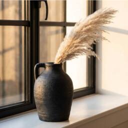 Garden Greatness Ellie Roman Charcoal Jug Vase - Size: 1 Pack