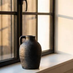 Garden Greatness Ellie Roman Charcoal Jug Vase - Size: 1 Pack - thumbnail 2