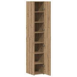 Berkfield Home Highboard Artisan Oak 30x42.5x185 cm Engineered Wood in Brown - thumbnail 5