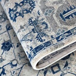 THE RUGS Villeroy & Boch 1869 Persian Vintage Rug - Soft Short Pile in Cream - Size: 160 cm x 235 cm - thumbnail 4