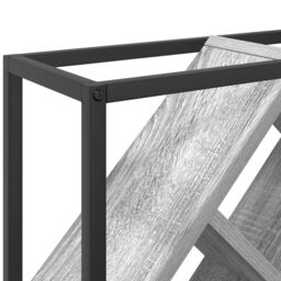 Berkfield Home Wine Rack Grey Sonoma 51x18x52, 5 cm Engineered Wood - thumbnail 8