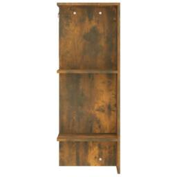 Berkfield Home Hallway Cabinet Smoked Oak 97.5x37x99 cm Engineered Wood in Brown - thumbnail 8