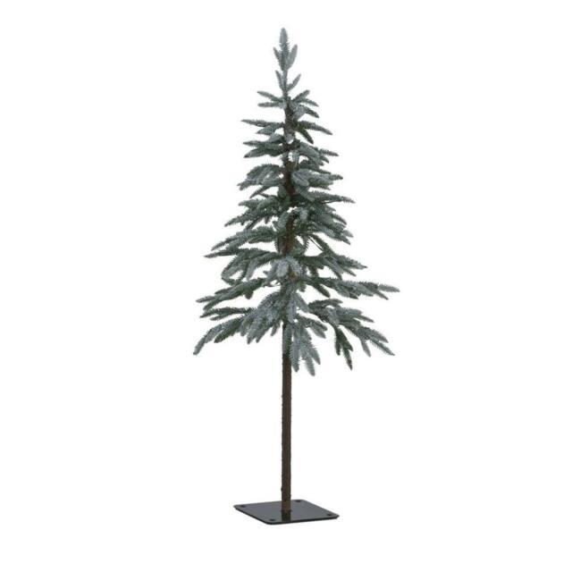 Lemon Pavilion Furniture and Decor Medium Snowy Woodland Pre-Lit 200 Led Christmas Tree - L45xW45xH120 cm in White