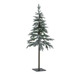 Lemon Pavilion Furniture and Decor Medium Snowy Woodland Pre-Lit 200 Led Christmas Tree - L45xW45xH120 cm in White - thumbnail 1