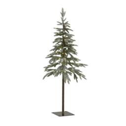 Lemon Pavilion Furniture and Decor Medium Snowy Woodland Pre-Lit 200 Led Christmas Tree - L45xW45xH120 cm in White - thumbnail 2