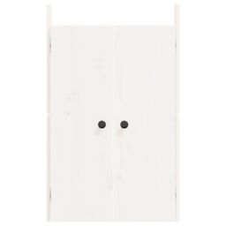 Berkfield Home Outdoor Kitchen Doors 2 pcs White 50x9x82 cm Solid Wood Pine - Size: 50 x 9 x 82 cm - thumbnail 5