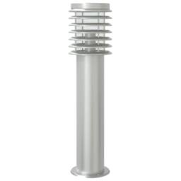 Berkfield Home Outdoor Floor Lamp with Sensor Silver 60 cm Stainless Steel - thumbnail 6