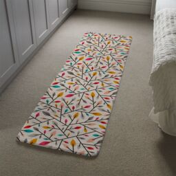 Benjamin Tate Design Autumn Leaves & Twigs Runner Rug in Natural - Size: 67 cm x 230 cm - thumbnail 4