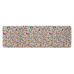 Benjamin Tate Design Autumn Leaves & Twigs Runner Rug in Natural - Size: 67 cm x 230 cm - thumbnail 1