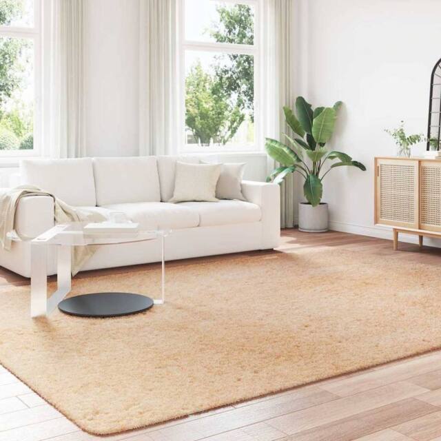 Berkfield Home Shaggy Rug High Pile NAVARRA Beige 240x340 cm Polyester - Size: Medium - image 1
