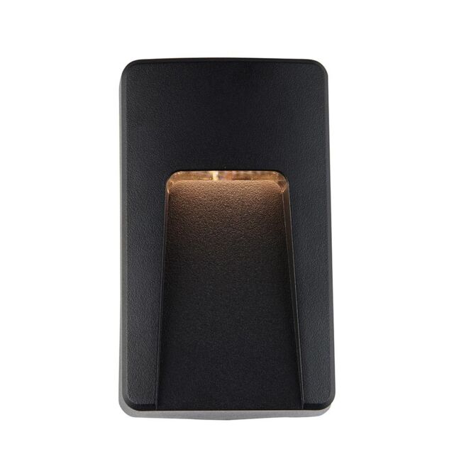 Netlighting Severus CCT LED Outdoor Surface Mounted Wall Guide Light Black 300040006500K IP65 - image 1