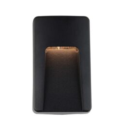 Netlighting Severus CCT LED Outdoor Surface Mounted Wall Guide Light Black 300040006500K IP65 - thumbnail 5