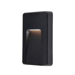 Netlighting Severus CCT LED Outdoor Surface Mounted Wall Guide Light Black 300040006500K IP65 - thumbnail 2