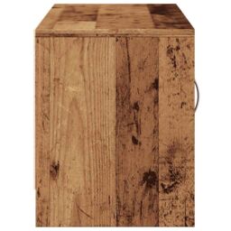 Berkfield Home TV Cabinet Old Wood 102x30x37.5 cm Engineered Wood in Brown - thumbnail 5