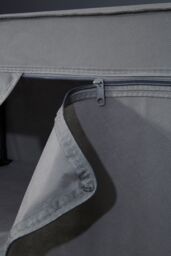 Orsina Dara Grey Fabric Wardrobe With Shelf - thumbnail 5
