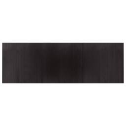 Berkfield Home Rug Rectangular Dark Brown 100x300 cm Bamboo - Size: Medium