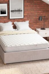 Aspire UK Made Value Bonnell Sprung Mattress in White - Size: Small Double