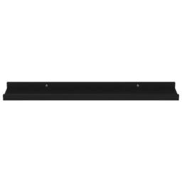 Berkfield Home Wall Shelves 4 pcs Black 60x9x3 cm - Size: 60 x 9 x 3 cm - thumbnail 5
