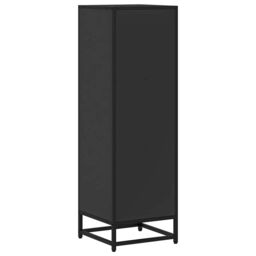 Berkfield Home Book Cabinet Black 33.5x33x107.5 cm Engineered Wood - thumbnail 6