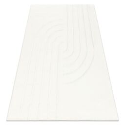 RugsX Curvy 11 Rug in White - Size: 200 cm x 290 cm - thumbnail 1