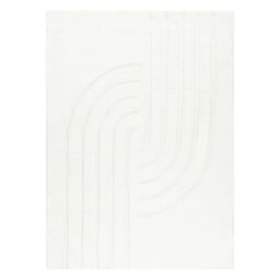 RugsX Curvy 11 Rug in White - Size: 200 cm x 290 cm - thumbnail 3