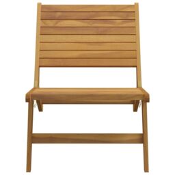 Berkfield Home Garden Chair Solid Wood Teak in Brown - thumbnail 3